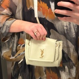YSL Nolita mini matelassé leather shoulder bag